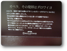 ダロワイヨ（DALLOYAU）_オペラ3